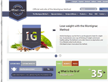Tablet Screenshot of montignac.com